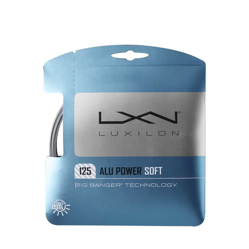 Tenisový výplet Luxilon Alu Power Soft 125 Set Silver Originální