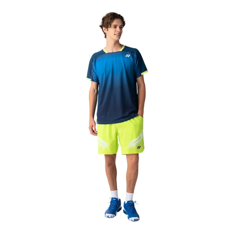 Originální Pánské tričko Yonex Crew Neck Shirt 10704 Indigo Blue