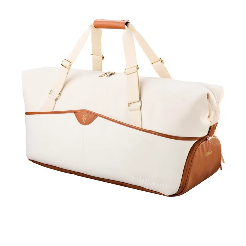 Přímo Od Výrobce Taška na rakety Wilson RF Lawn Collection Practice Duffel Bag Cream
