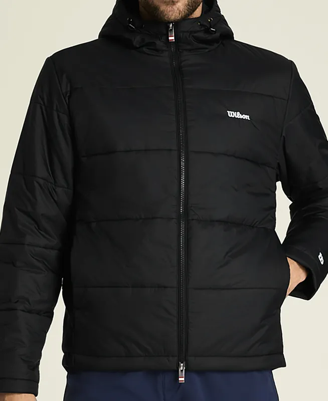 Pánská bunda Wilson M Teams Parka Black Hit Sezóny