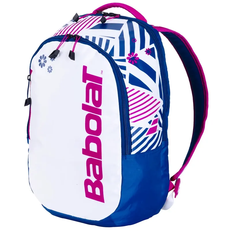 Dětský batoh na rakety Babolat Backpack Kids 2024 Blue/White/Pink Vysoce Kvalitní