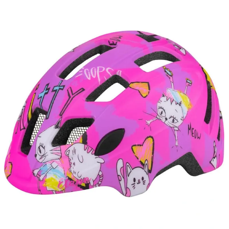 Kitty 2.0 dětská cyklistická helma růžová Sleva