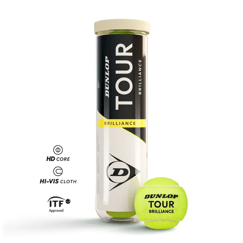 Poslední Šance Tenisové míče DUNLOP TOUR Brilliance 4BP
