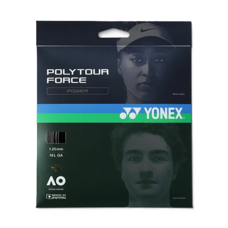 Akční Cena Tenisový výplet YONEX PolyTour FORCE 125 - 12 m