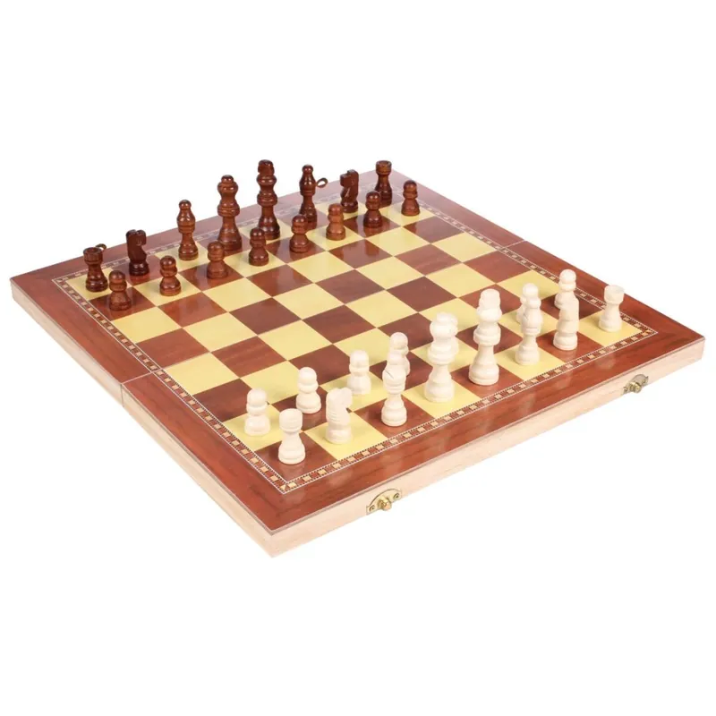Bezpečná Platba Wood 39 dřevěné šachy