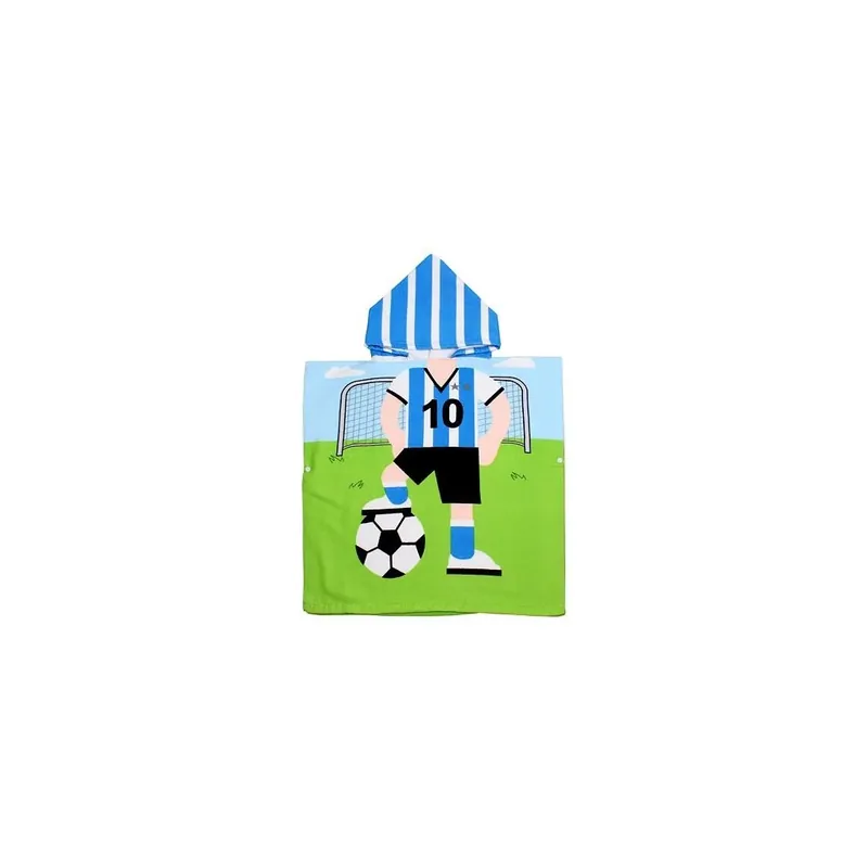 Zlevněný Football dětské plážové pončo