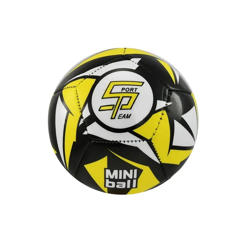 Jen Po Omezenou Doba Fotbalový míč miniball SPORTTEAM®, černo-neon.žlutý