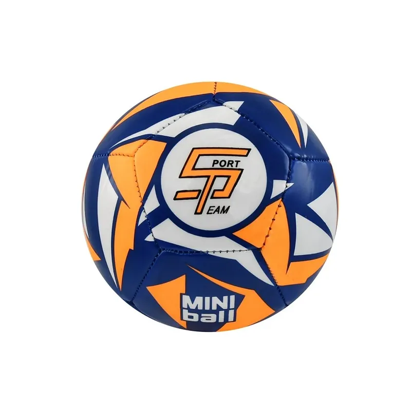 Fotbalový míč miniball SPORTTEAM® S2, modro-neon.oranžový Akce