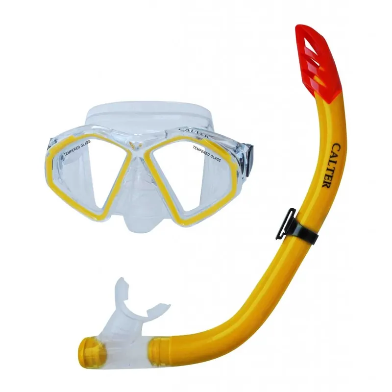Potápěčský set CALTER® SENIOR S09+M283 P+S, žlutý Časově Omezené
