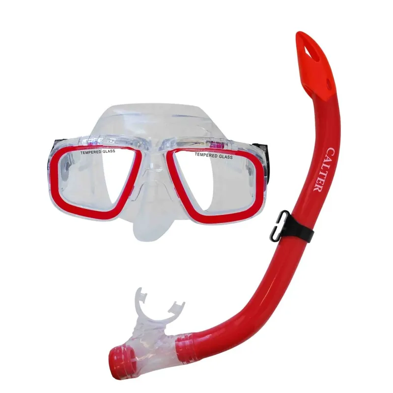 Sleva Potápěčský set CALTER® JUNIOR S9301+M229 P+S, červený