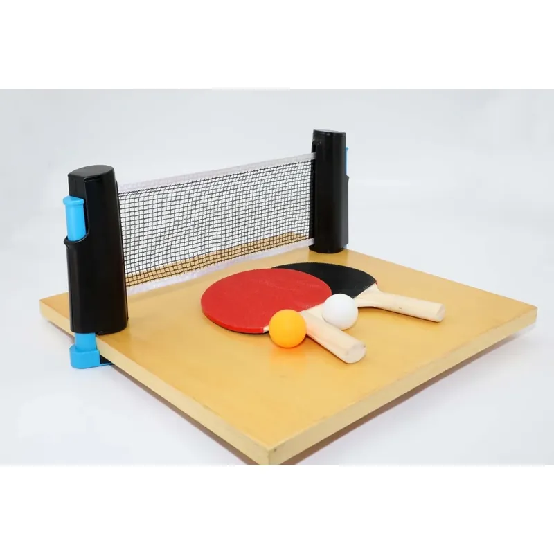 Finální Výprodej Set na pingpong RULYT®, 2 x raketa, 3 x míč, síťka