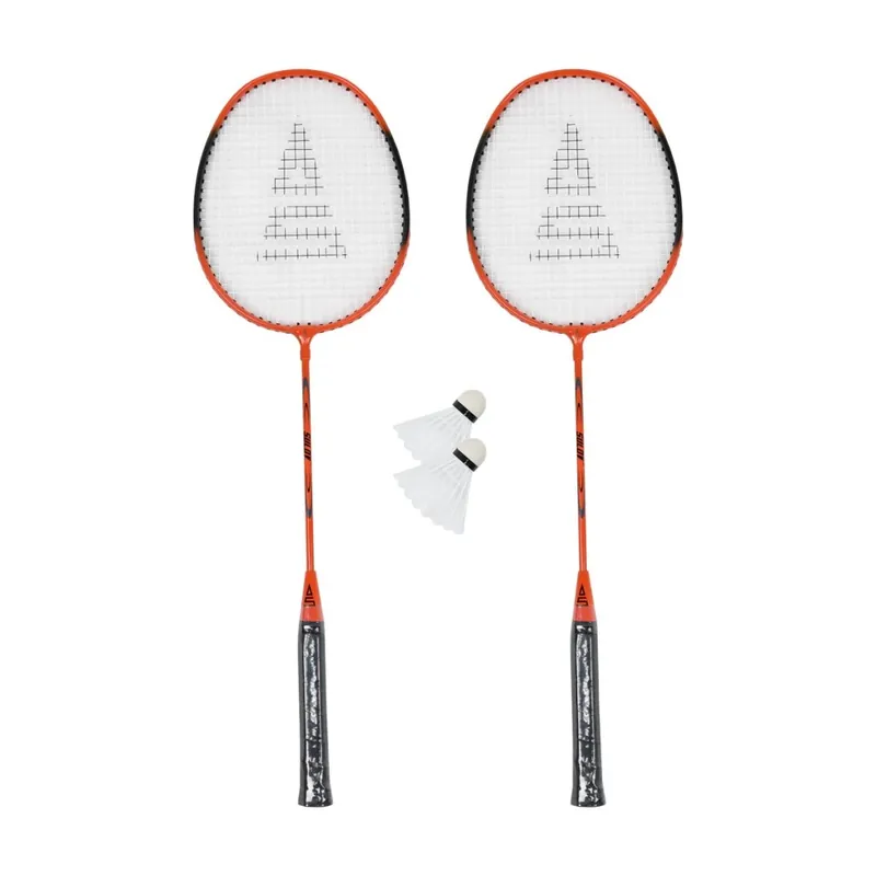 Badmintonový set SULOV®, 2x raketa, 2x míček, vak - oranžový Kup Teď