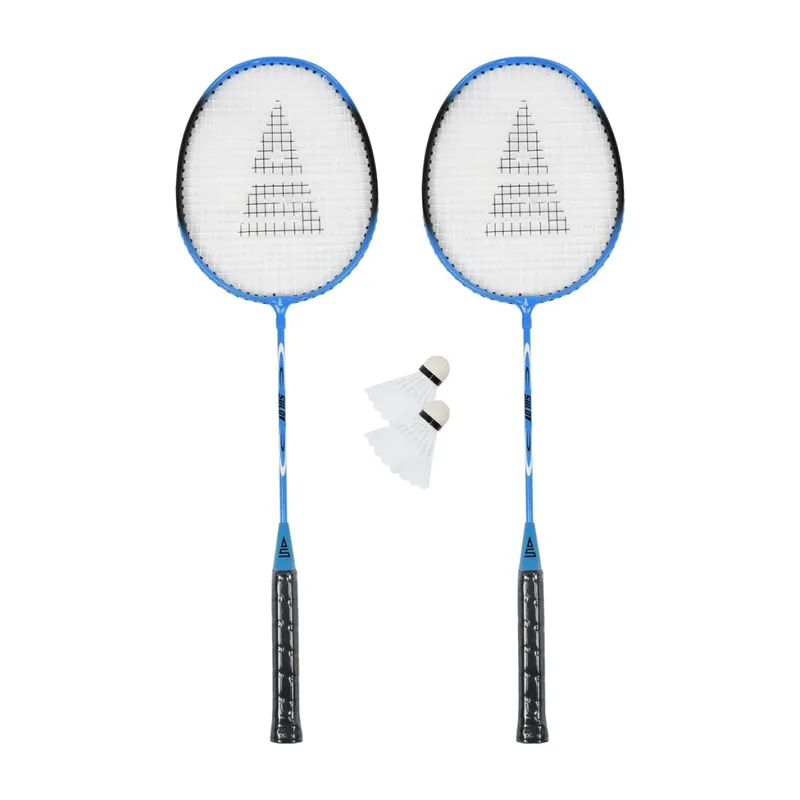Badmintonový set SULOV®, 2x raketa, 2x míček, vak - modrý Cenový Hit