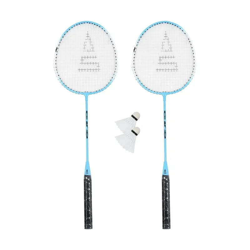 Nakupujte Hned Badmintonový set SULOV®, 2x raketa, 2x míček, vak - světle modrý