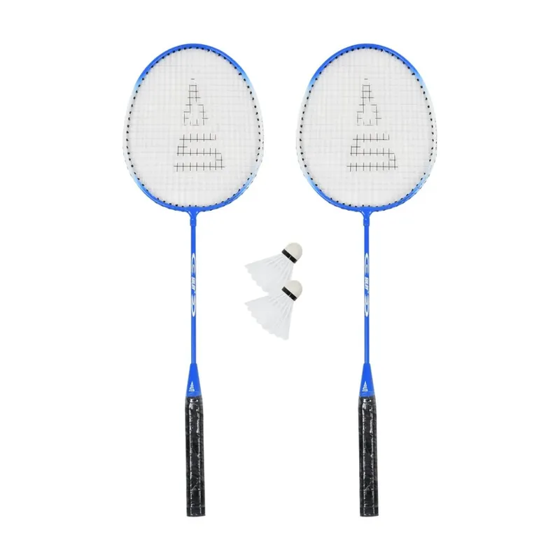 Badmintonový set SULOV®, 2x raketa, 2x míček, vak - tmavě modrý Ihned K Objednání