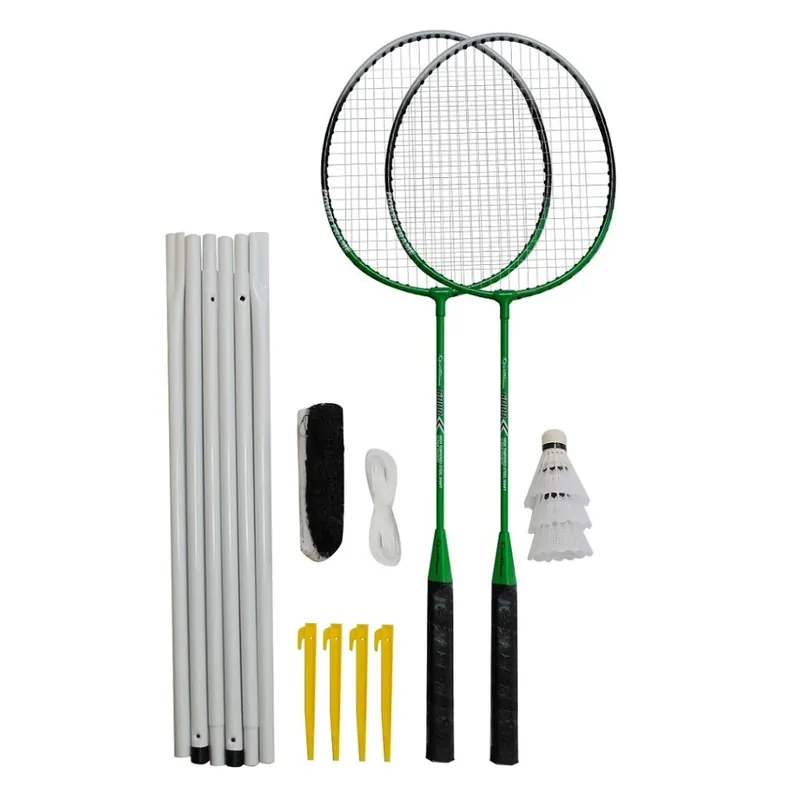 Přímo Od Výrobce Badmintonový set 2x raketa, 3x míček, síť, vak