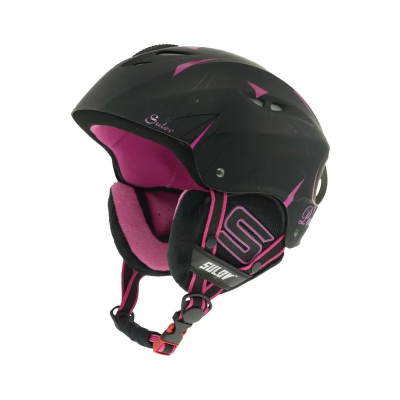 Lyžařská přilba SULOV® POWER, černo-fialová Vysoce Kvalitní