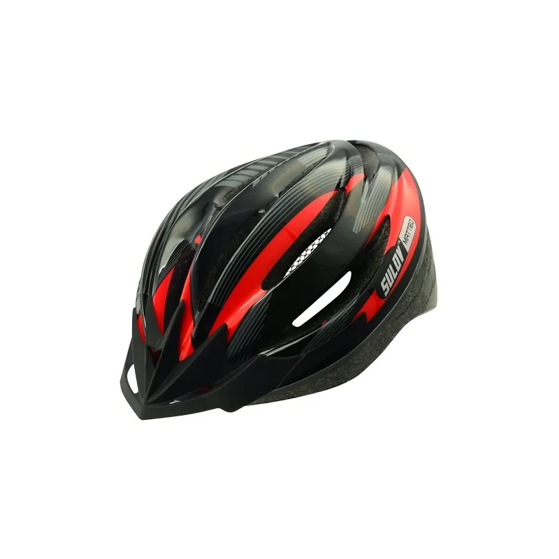 Novinka Cyklo přilba SULOV® MATTEO, černo-červená