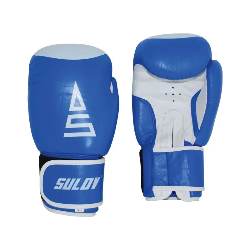 Aktuální Box rukavice SULOV® kožené, modro-bílé