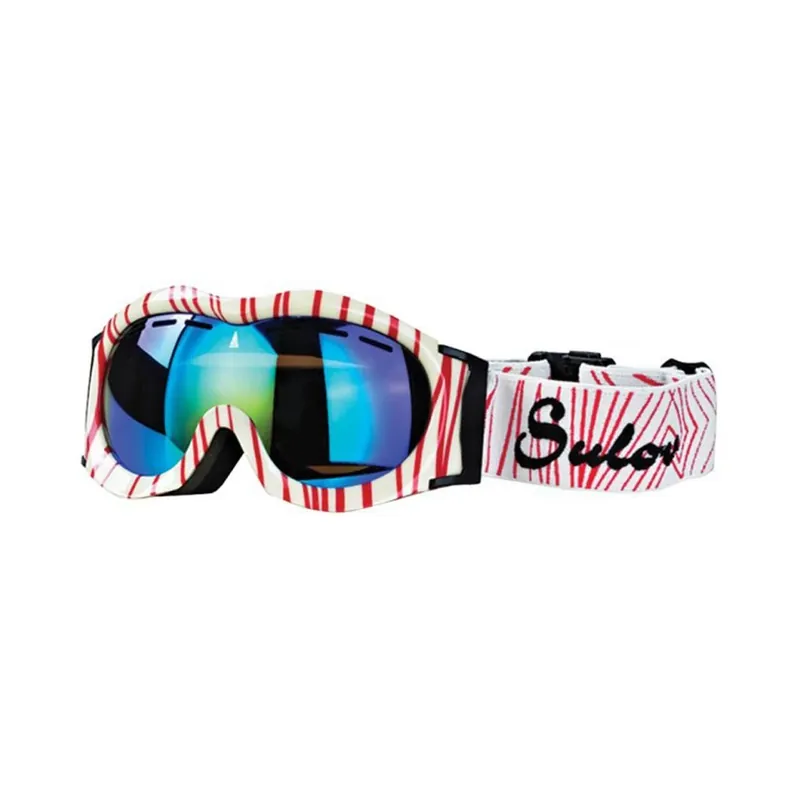Must-Have Brýle sjezdové dětské SULOV® MONTY, dvojsklo, bílo-červené
