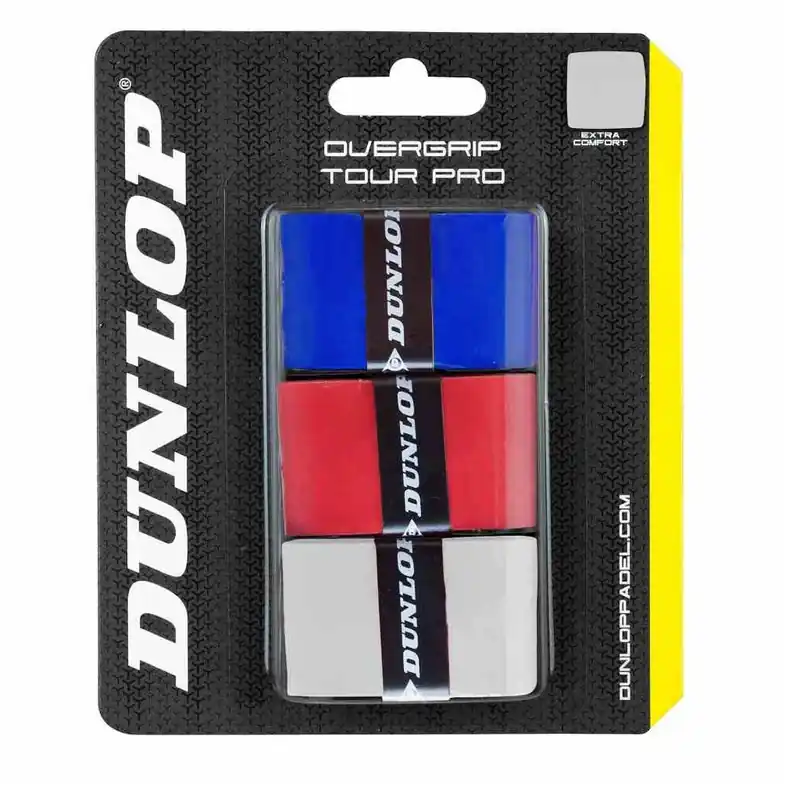 Padel omotávky DUNLOP PRO TOUR OverGrip mix Speciální Cena