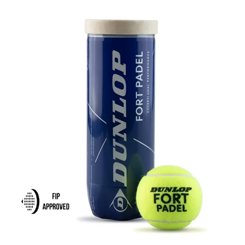 Padel míče DUNLOP FORT 3BT Značkový