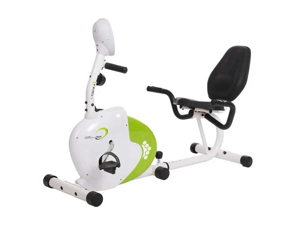 Magnetický recumbent HMS R9259 bílo-zelený Vysoce Kvalitní