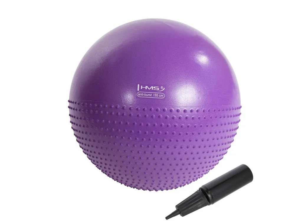 Kup Teď Masážní gymnastický míč HMS YB03N 55 cm fialový