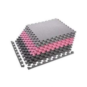 Ochranná puzzle podložka MP10 růžovo-šedá Cenový Hit