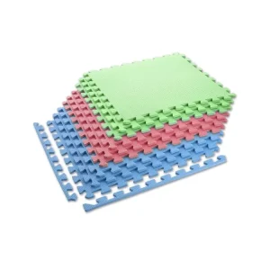 Vysoce Kvalitní Ochranná puzzle podložka MP10 zelená-modrá-červená