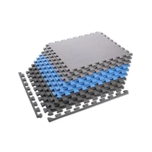 Ověřený Ochranná puzzle podložka ONE FItness MP10 modro-šedá
