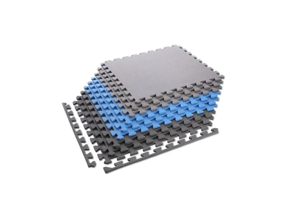 Ověřený Ochranná puzzle podložka ONE FItness MP10 modro-šedá