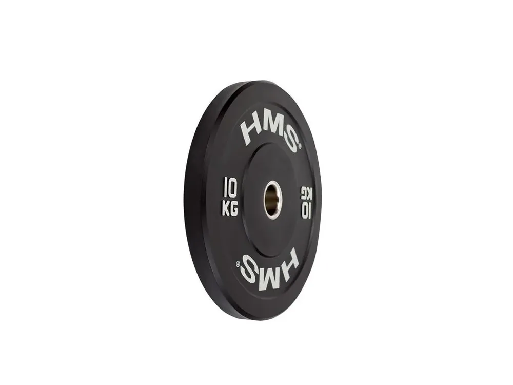 Olympijský bumper kotouč 5 - 25 kg, černý - 2. JAKOST Originální