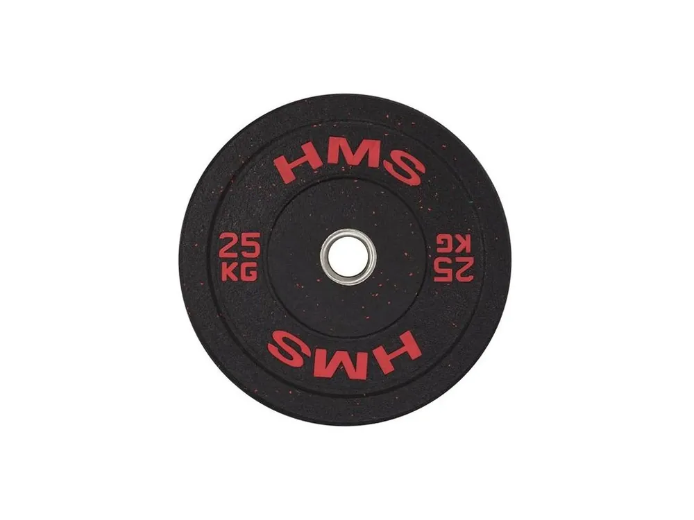 Levný Olympijský bumper kotouč HMS HTBR 25 kg