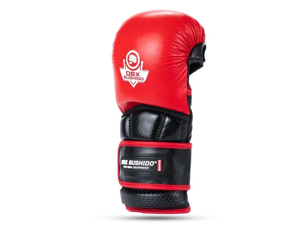 Ověřený Prémiové MMA rukavice DBX BUSHIDO Warrior červené