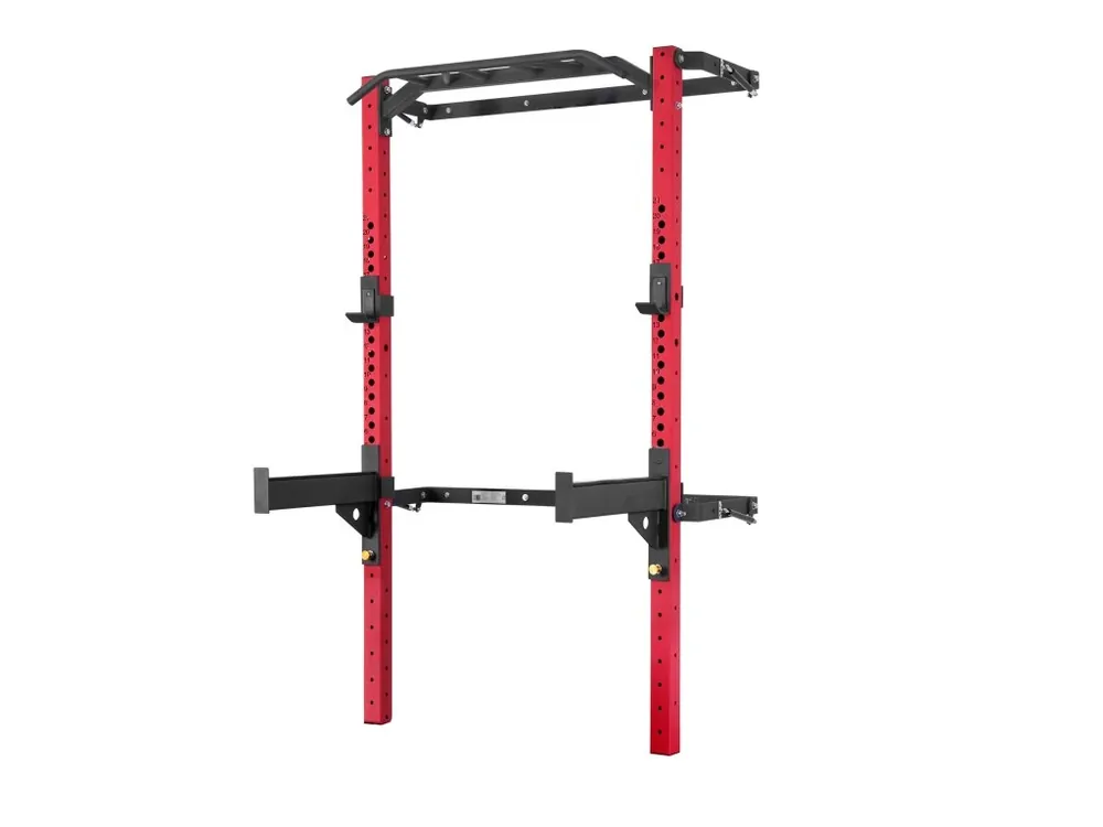 Skládací posilovací klec - Power Rack HMS KLT23 červená Speciální Cena