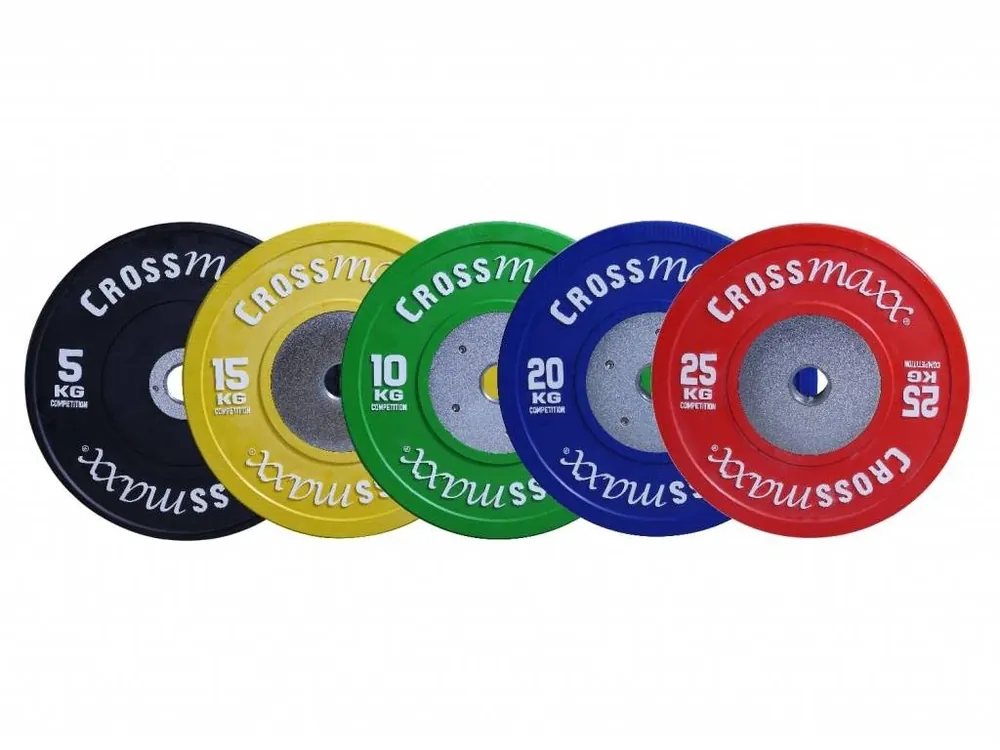 Soutěžní bumper kotouče barevné, guma ocel 50 mm Crossmaxx Časově Omezené
