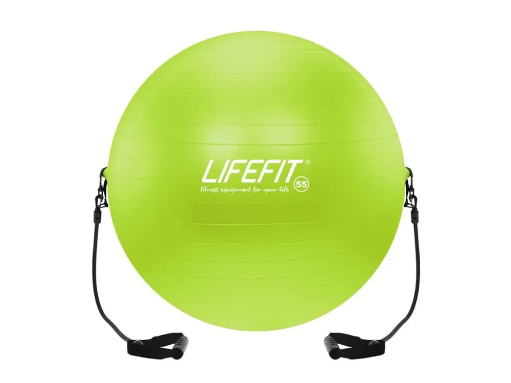 Vrácení Zdarma Gymnastický míč s expanderem LIFEFIT® GYMBALL EXPAND 55 cm