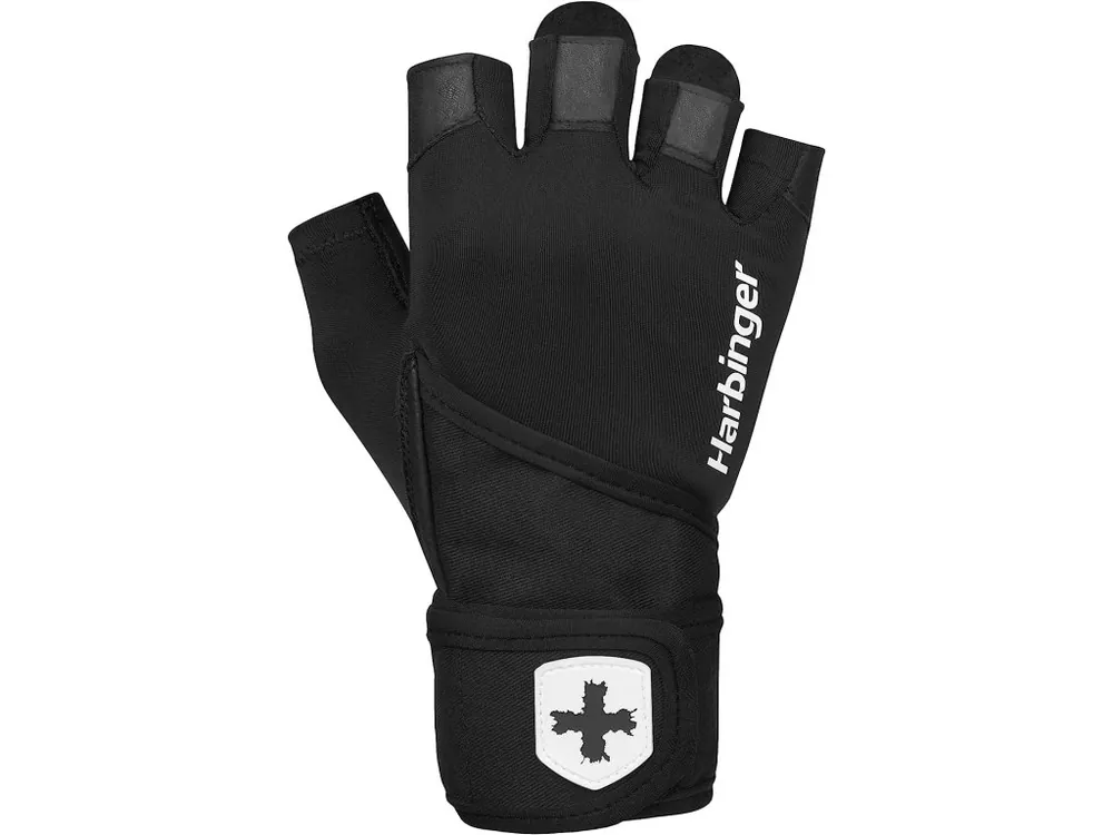 Ihned K Objednání Harbinger 2.0 Pro Wristwrap Black unisex fitness rukavice s omotávkou zápěstí