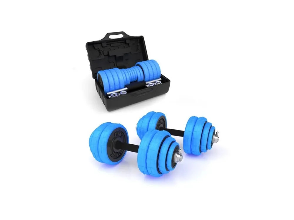Činkový set v kufru HMS SGG30 2x15 kg litina Levný