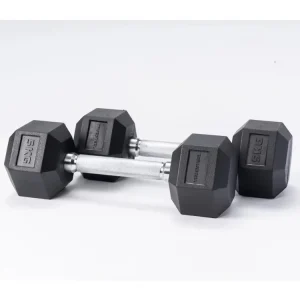 Vrácení Zdarma Jednoruční činky Hexagon TrueGrip 27,5 kg - vrácené zboží