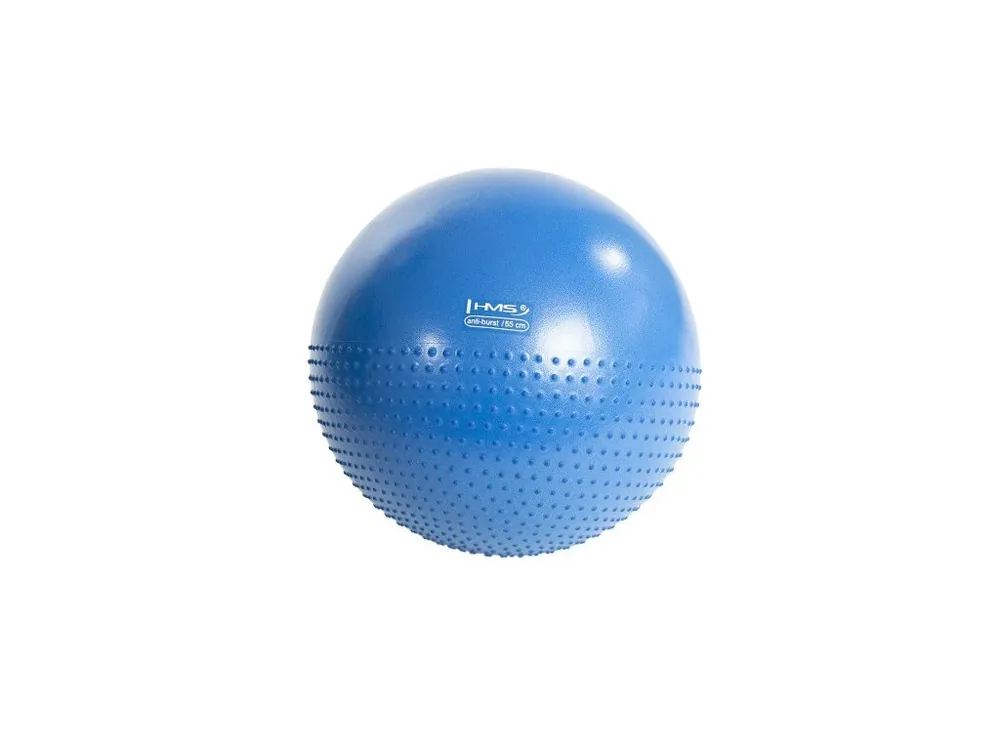 Poslední Šance Masážní gymnastický míč HMS YB03 55 cm, modrý