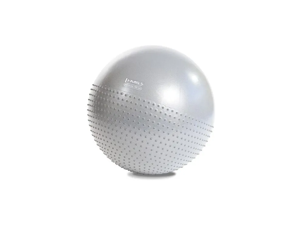 Levný Masážní gymnastický míč HMS YB03 65 cm světle šedý