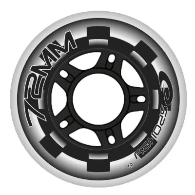 Spokey PU 72 mm Náhradní kolečka k bruslím (5901180313841) Top Prodej