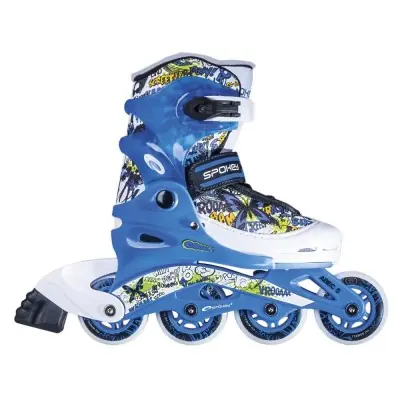 Spokey COLORADO Kolečkové brusle modré jr č. 30-33 (5901180345699) Expresní Doručení