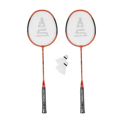 Badmintonový set SULOV®, 2x raketa, 2x míček, vak - oranžový Cenová Bomba