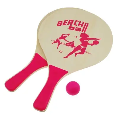 Plážový tenis set, růžový Must-Have