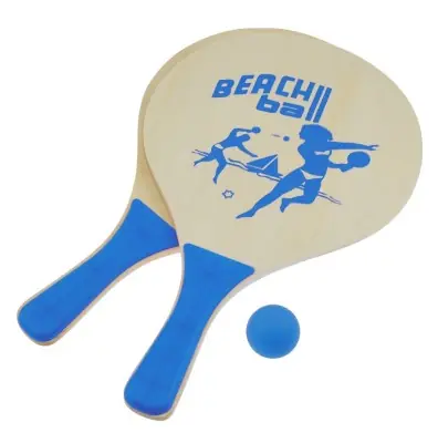 Plážový tenis set, sv. modrý Super Cena