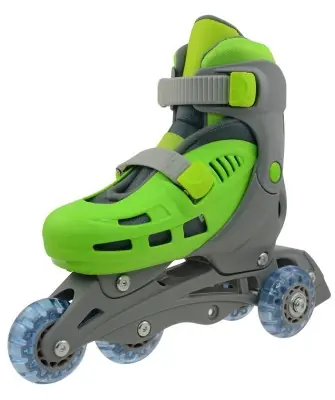 Kolečkové brusle TRISKATE BASIC vel.S (31-34), zelené Oblíbený