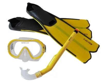 Potápěčský set CALTER KIDS S06+M168+F41 PVC, žlutý Časově Omezené
